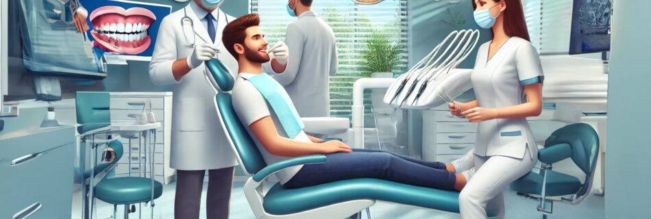 Dental treatment in Turkey addressing common challenges, featuring a modern clinic focused on patient care and safety.