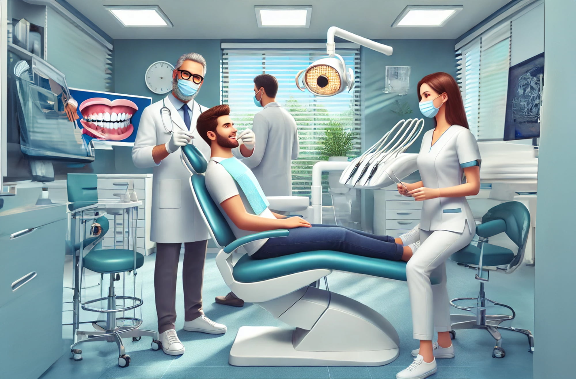 Dental treatment in Turkey addressing common challenges, featuring a modern clinic focused on patient care and safety.